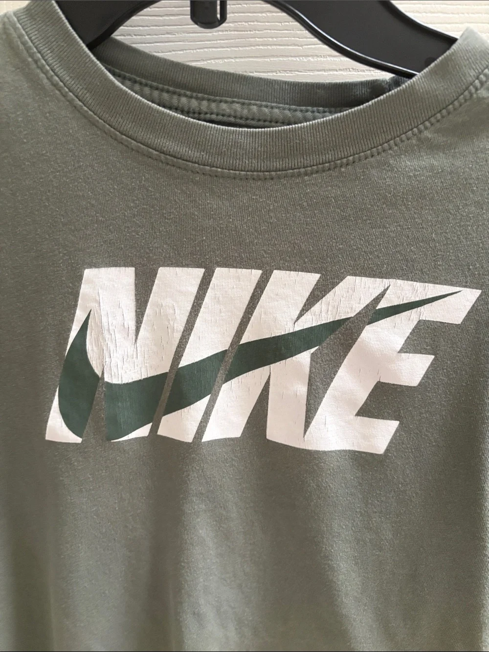 Bundle Nike Air Kids Olive Green Logo Tee & Yellow Space Graphic Tee